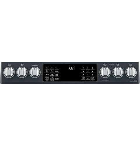 30" Café 5.7 Cu. Ft. Slide-In Front Control Radiant And Convection Range  - CCES700P3MD1