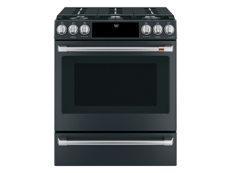 30" Café 5.6 Cu. Ft. Slide-In Front Control Gas Oven with Convection Range - CCGS700P3MD1