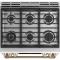 30" Café 5.6 Cu. Ft. Slide In Front Control Gas Oven With Convection Range  - CCGS700P4MW2