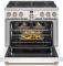 36" Café 6.2 Cu. Ft. Smart All Gas Commercial-Style Range With 6 Sealed Burners In Matte White - CGY366P4TW2