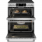 30" Café Slide-In Front Control Radiant Double Oven Range - CCES750P2MS1