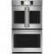 30" Café 10.0 Cu. Ft. Built In French Door Double Convection Wall Oven In Stainless Steel - CTD90FP2NS1