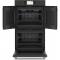 30" Café 10 Cu. Ft. Built-In French-Door Double Convection Wall Oven In Matte Black - CTD90FP3ND1
