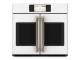 30" Café  Built In French Door Single Convection Wall Oven in Matte White - CTS90FP4NW2