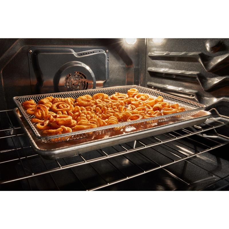 30" Whirlpool Electric Range with Air Cooking Technology - YWFES5730SW