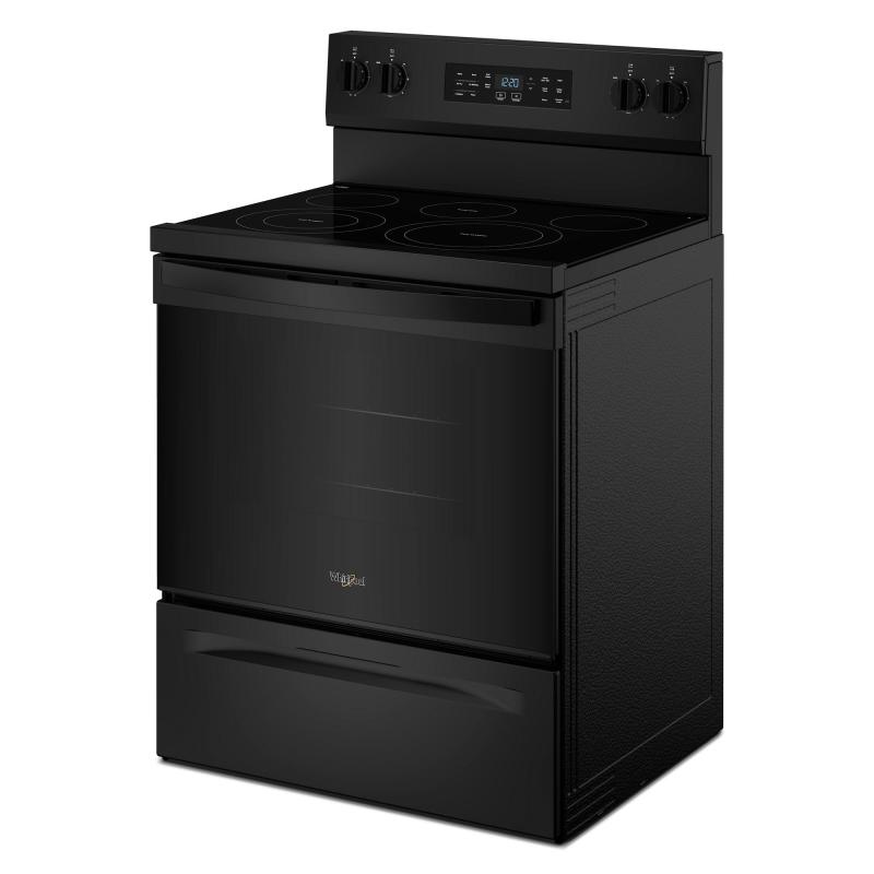 30" Whirlpool Electric Range with Air Cooking Technology - YWFES5730SB