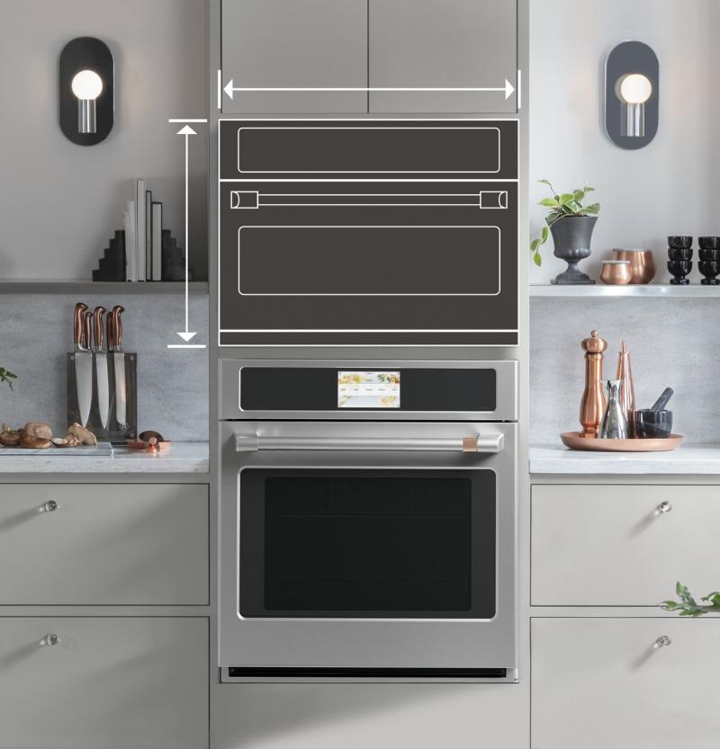 30" Café Smart Five in One Oven with 120V Advantium Technology - CSB913P2VS1