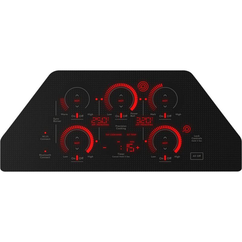 30" Café Touch Control Electric Cooktop in Black - CEP90301TBB