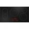 36" Café Touch Control Electric Cooktop in Black - CEP90361TBB