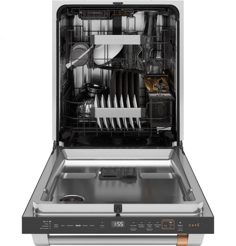 24" Café CustomFit Energy Star Stainless Interior Smart Dishwasher - CDT888P3VD1