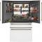 36" Café 22.3 Cu. Ft. Counter-Depth 4 Door French Door Refrigerator in Matte White - CXE22DP4PW2