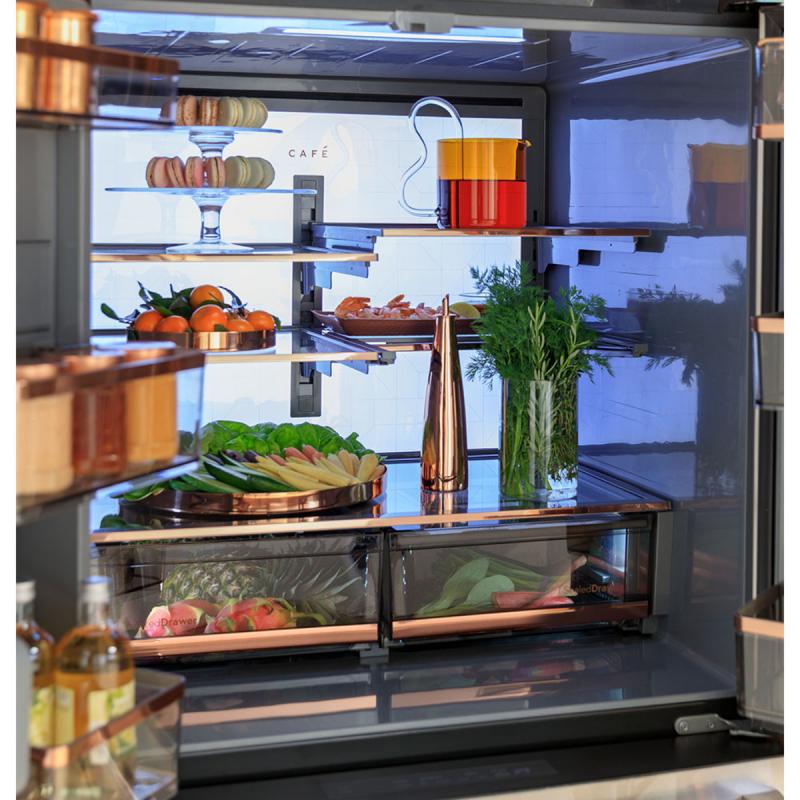 36" Café 23.2 Cu.Ft. French-Door Refrigerator - CJE23DP2WS1