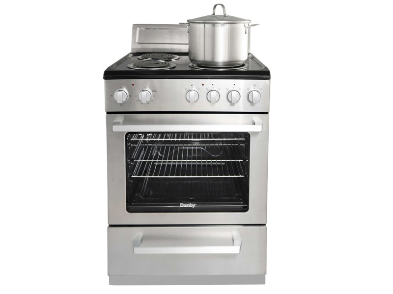 24" Danby 2.5 Cu. Ft. Free Standing Electric Range In Stainless Steel - DERM240BSSC