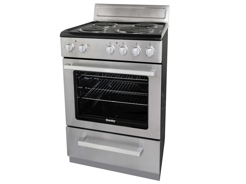 24" Danby 2.5 Cu. Ft. Free Standing Electric Range In Stainless Steel - DERM240BSSC