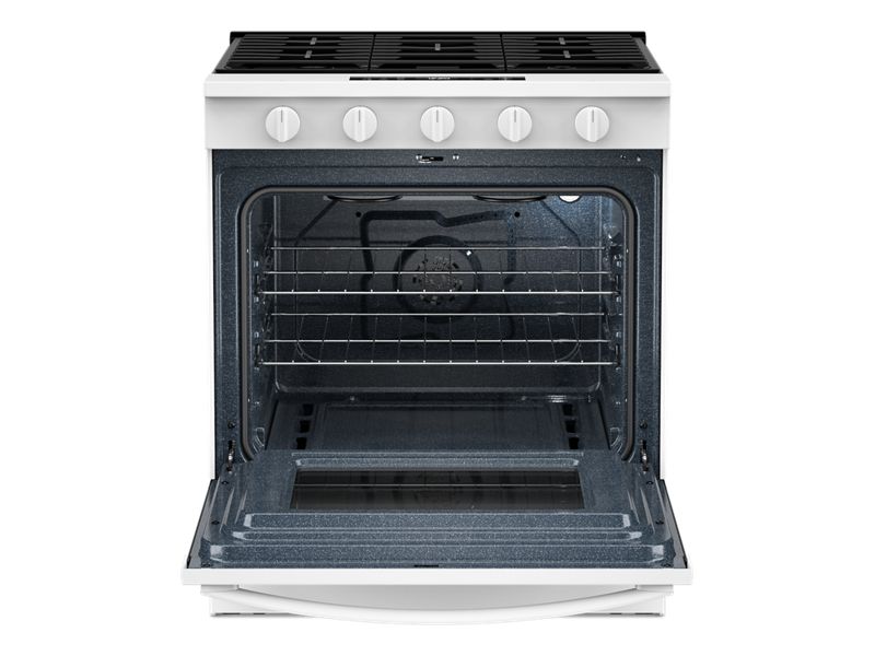 30" Whirlpool 5 Cu. Ft. Gas Range with Air Cooking Technology - WSGS5030SW