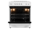 30" Danby 5.0 Cu. Ft. Slide-In Smooth Top Electric Range with Knob Controls in White - DRRM300WC