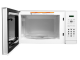 17" Danby 1.1 Cu. Ft. Microwave with Convenience Cooking Controls in White - DBMW1121BWW