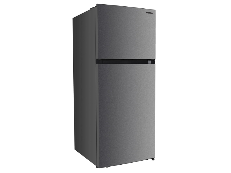 28" Danby 18 Cu. Ft. Top Mount Refrigerator in Stainless Steel Look - DFF176B1SLDB