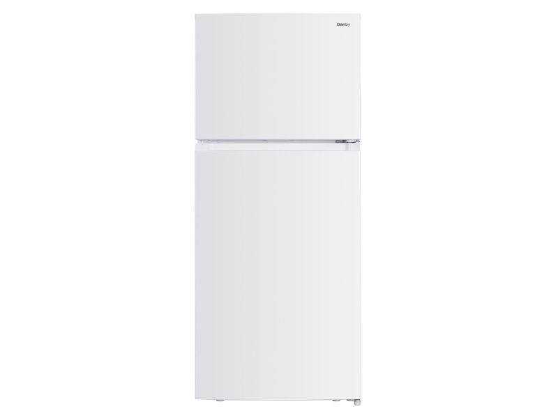 28" Danby 18 Cu. Ft. Top Mount Refrigerator in White - DFF176B1WDB
