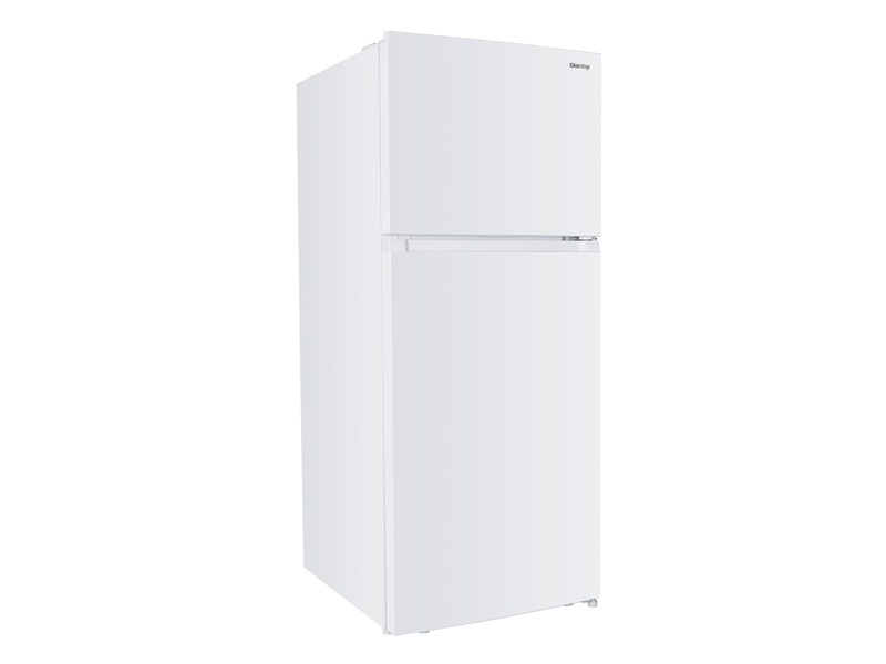 28" Danby 18 Cu. Ft. Top Mount Refrigerator in White - DFF176B1WDB