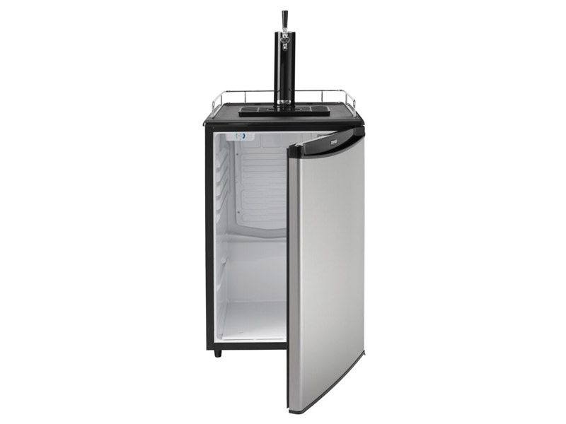 21" Danby 5.4 Cu. Ft. Kegerator with Single Tap Keg Cooler - DKC054A1BSLDB