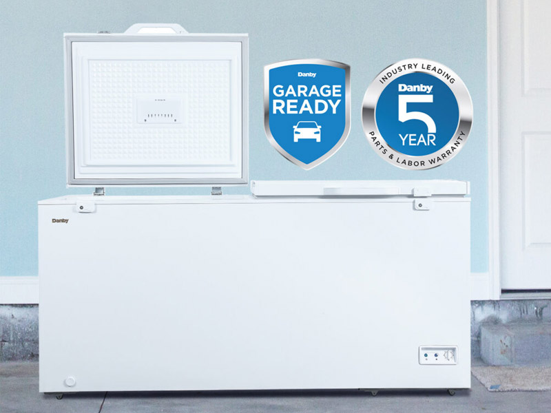 79" Danby 21.0 Cu. Ft. Two Door Chest Freezer -  DCFM210A1WDB