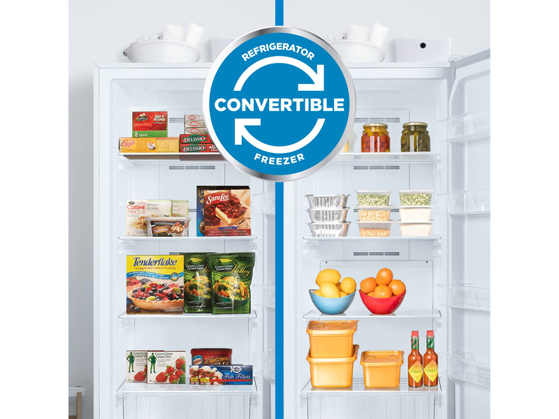 Danby 14 Cu. Ft. Frost Free Convertible Upright Freezer in White - DUF140A1WDB