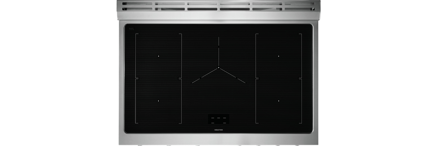 36" Electrolux 4.4 Cu. Ft. Induction Freestanding Range with True Convection - ECFI3668AS