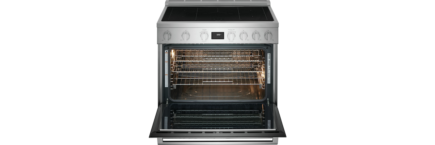 36" Electrolux 4.4 Cu. Ft. Induction Freestanding Range with True Convection - ECFI3668AS