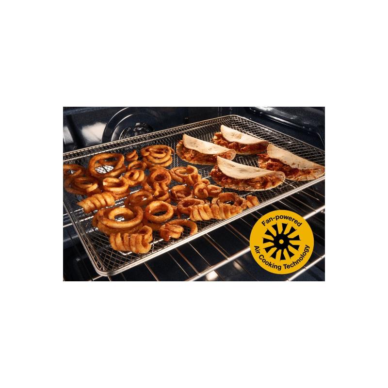 30" Whirlpool Electric Range with Air Cooking Technology - YWFES4530SW