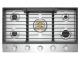36" Electrolux Gas Cooktop With Flexible Brass Power Burner - ECCG3668AS
