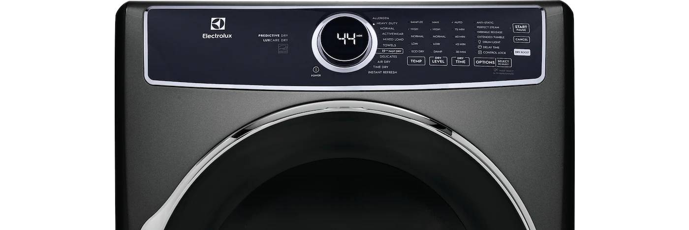 27" Electrolux 8.0 Cu. Ft. Front Load Gas Dryer in Titanium - ELFG7637AT