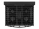 30" Whirlpool Gas Range with Air Cooking Technology and Steam Clean - WFGS4530SB