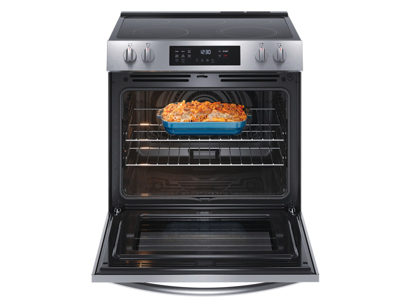 30" Frigidaire Electric Front Control Freestanding Range - FCFE308CAS