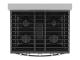 30" Whirlpool Gas Range with Air Cooking Technology and Steam Clean - WFGS4530SZ