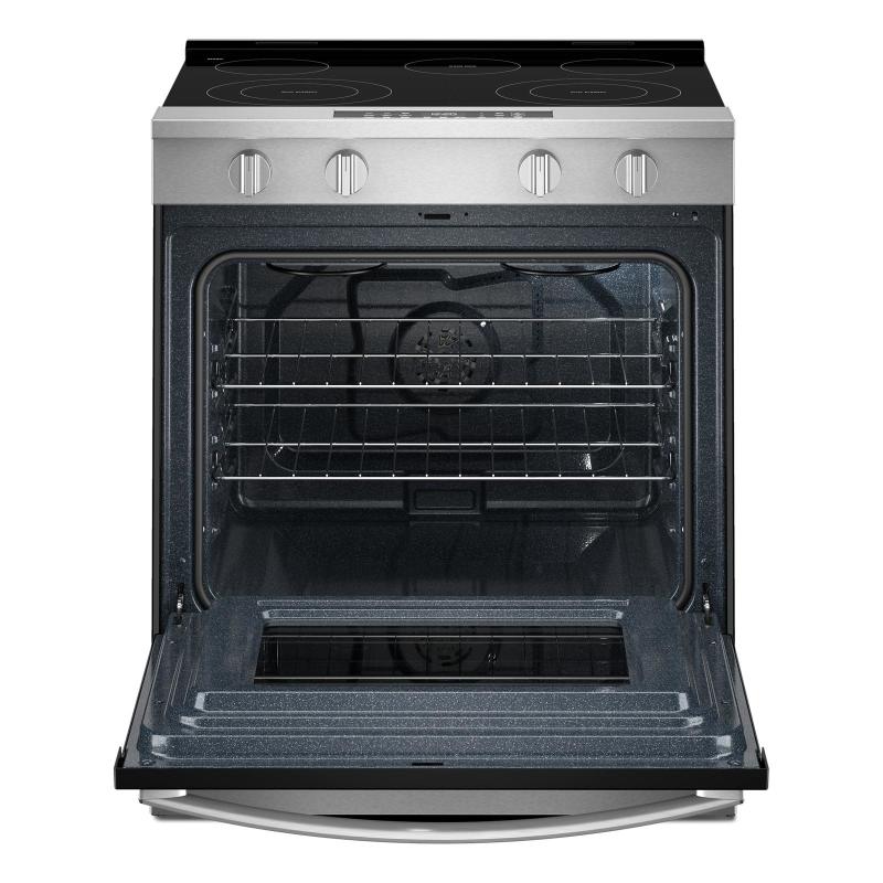 30" Whirlpool Electric Smart Range with Air Cooking Technology and Steam Clean - YWSES4530TZ