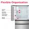 36" Frigidaire 26 Cu. Ft. Standard Depth 4-Door French Door Refrigerator - FRMS2733AV