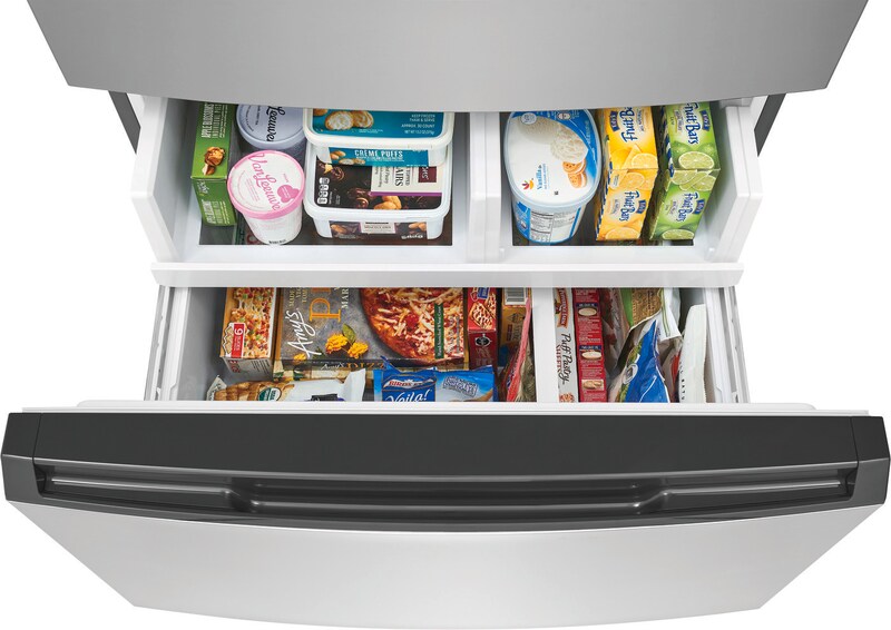 36" Frigidaire 26 Cu. Ft. Standard Depth 4-Door French Door Refrigerator - FRMS2733AV