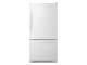 30" Whirlpool 19 Cu. Ft. Bottom-Freezer Refrigerator with Freezer Drawer - WRB329DFBW