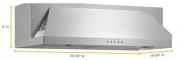 30" Whirlpool Convertible Under-Cabinet Hood - UXT5530AAS
