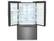 36" Frigidaire Gallery 27.8 Cu. Ft. French Door Refrigerator in Black Stainless Steel - GRFS2853AD