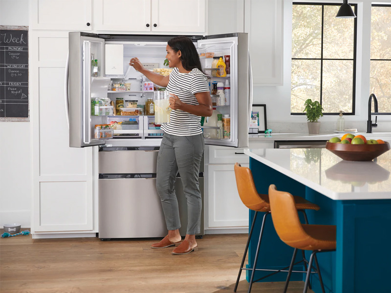 36" Frigidaire Gallery 21.5 Cu. Ft. Counter-Depth 4-Door French Door Refrigerator - GRMC2273CF