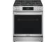 30" Frigidaire Gallery Front Control Gas Range with Stone-Baked Pizza - GCFG3070BF