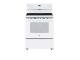 30" GE Freestanding Electric Range in White - JCBS630DKWW