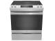 30" GE Electric Slide-In Front Control Range with Storage Drawer in Stainless Steel - JCSS630SMSS