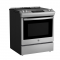 30" GE 5.2 Cu. Ft. Electric Slide-In Smooth Top Range in Stainless Steel - JCS830SVSS