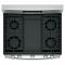 30" GE Gas Freestanding Range with Broil Drawer - JCGBS66SEKSS