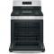 30" GE Gas Freestanding Range with Broil Drawer - JCGBS66SEKSS