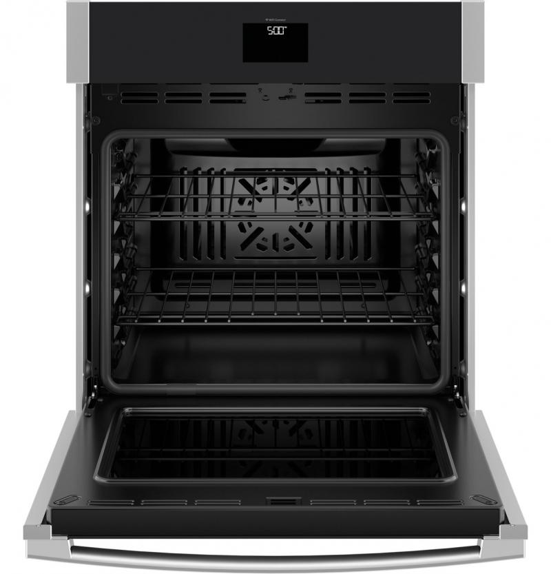 27" GE Smart Built-In Convection Single Wall Oven with No Preheat Air Fry - JKS5000SVSS