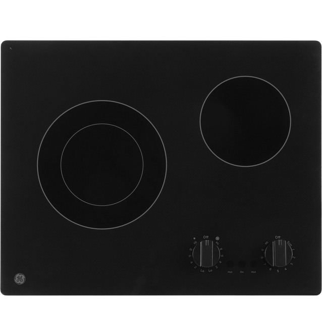 21" GE Electric Radiant Cooktop in Black - JP3021DPBB
